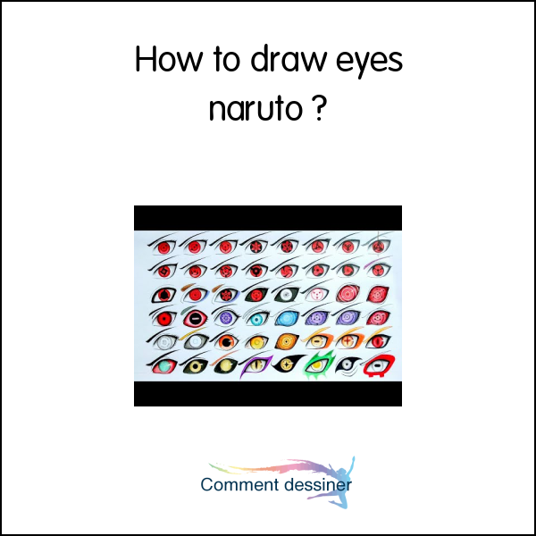How to draw eyes naruto